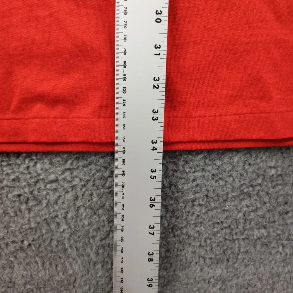 Polo Ralph Lauren T-Shirt Mens XLT V-Neck Red Pony Logo Cotton EUC